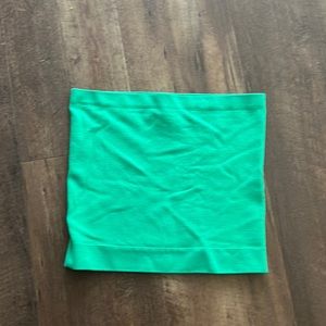 Out from Under Seamless Green Tube top